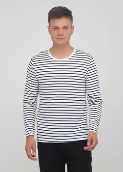 Футболка довгий рукав Наталюкс 3XL полоска (4213151021061)