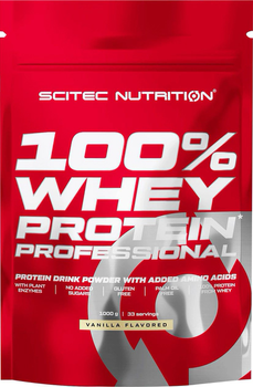 Протеїн Scitec Nutrition Whey Protein Professional 1000г Полуниця білий шоколад (5999100029132)