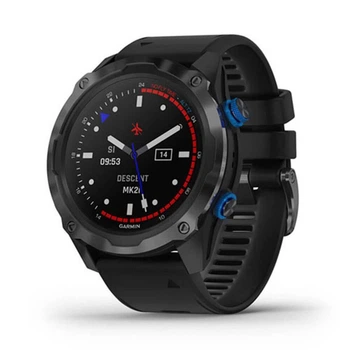 Смарт-годинник Garmin Descent Mk2i Titanium Carbon Gray DLC with Black Band (010-02132-01/11)
