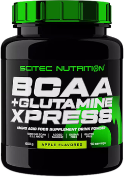 Амінокислотний комплекс Scitec Nutrition BCAA+Glutamine Xpress 600г Яблуко (5999100022362)