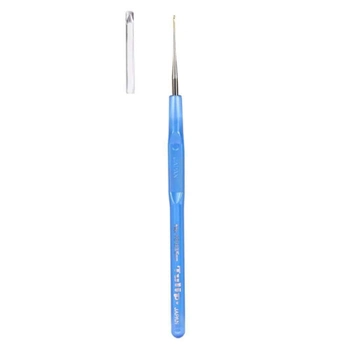 Крючок для вязания кружева Tulip Mind Steel с ручкой, стальной, 0.35 мм, арт.TA-1054е
