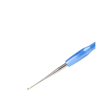 Крючок для вязания кружева Tulip Mind Steel с ручкой, стальной, 0.35 мм, арт.TA-1054е