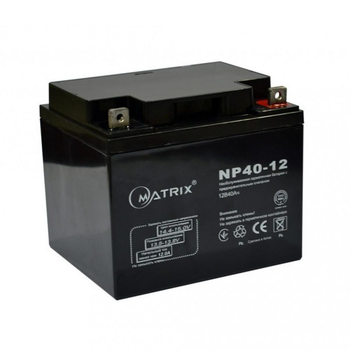 Свинцево-кислотна акумуляторна батарея Matrix 12V 40AH