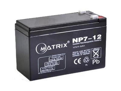 Свинцево-кислотна акумуляторна батарея Matrix 12V 7AH