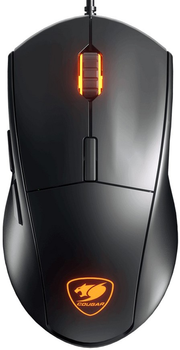 Mysz Cougar Minos XC USB z powierzchnią do gry Czarna (CGR-MINOS XC)