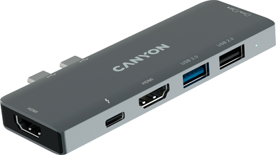 Hub Canyon do MacBooka 7 w 1 USB-C z zasilaniem 100 W (CNS-TDS05B)