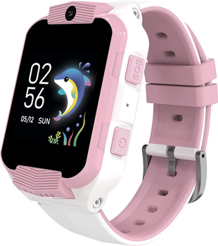 Smartwatch dla dzieci Canyon Cindy KW-41 White Pink (CNE-KW41WP)