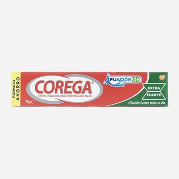 Крем-фіксатор для зубних протезів і брекетів Corega Extra Strong Cream 70г (8470003002936)