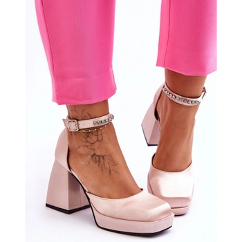 Жіночі туфлі Adel 36 Бежеві (5905677421545)