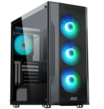 Корпус 2E Gaming SPLENDOR (G4301), Black, без БЖ (2E-G4301)