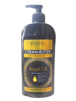 Крем-масло для рук и тела Revuele Argan Oil Cream-Butter 5в1 Аргановое масло 400 мл (116270)