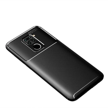 Чехол Fiji Ultimate Carbon для Xiaomi Redmi Note 9 противоударный бампер черный