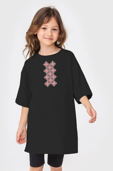 Футболка KIDS "Вишиванка" чорна 146/152 (9000426)