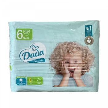 Підгузники Dada Extra Soft 6 extra large, Вага 16+ кг, 37 шт