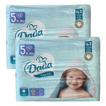 Підгузники Dada Extra Soft 5 junior, Вага 15-25 кг, 84 шт