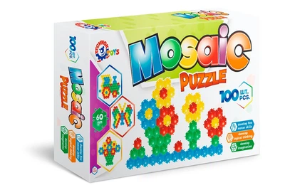 Детская игра Мозайка-пазлы Пчелка пластик Технок 1035 Технок