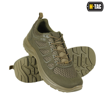 Чоловічі тактичні кросівки літні M-Tac розмір 41 (27 см) Олива (Зелений) (Iva Olive)