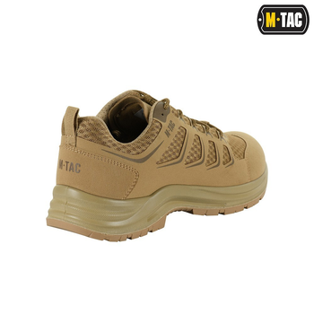 Чоловічі тактичні кросівки літні M-Tac розмір 43 (28,5 см) Койот (Пічний) (IVA COYOTE)