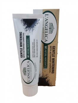 Отбеливающая зубная паста L'Angelica Gentle Whitening с древесным углем, 75 мл