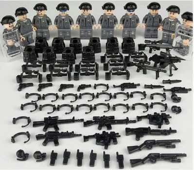 Фигурки полиция, спецназ, военные солдаты .