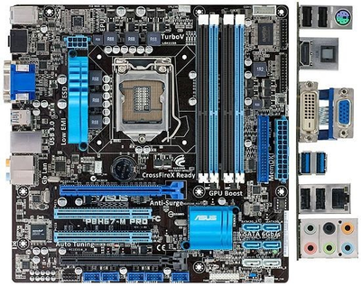 Материнская плата Asus P8H67-M PRO LGA 1155 (P8H67-M PRO) Б/У