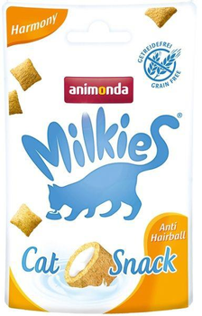 Smakołyki Animonda Milkies Harmony AntiHairball dla kota 30 g (4017721831192)