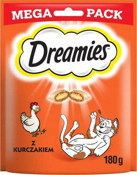 Smakołyki Dreamies z kurczakiem 180 g (4008429092008)