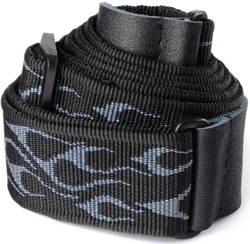 Ремень гитарный DUNLOP D3811GY CLASSIC FLAMBE GRAY STRAP