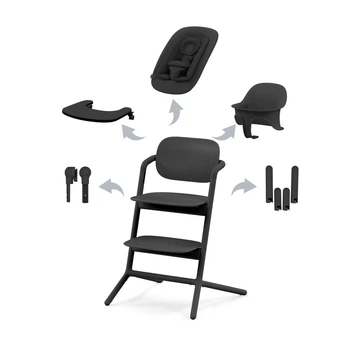 Стільчик Cybex Lemo 4в1 Stunning Black
