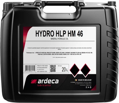 Гидравлическое масло Ardeca 46 HM Hydro HLP 20 л (5425026360771)