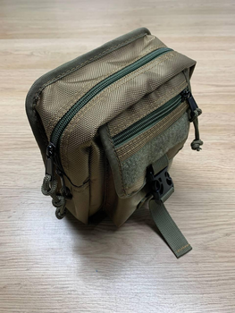 Утилітарна сумка з кишенею койот. Тактичний утилітарний підсумок