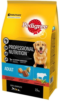 Sucha karma dla psów Pedigree Adult z wolowiną i warzywami 2 kg (5998749120927)