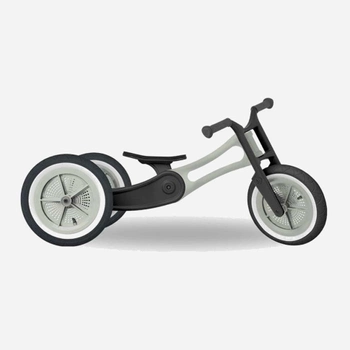 Rowerek biegowy Wishbone Recycled 3 w1 Raw czarny (wish19)