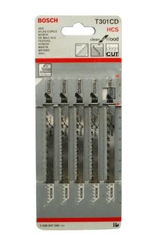 Пилка Bosch T301CD 5шт по дереву 2608637590, арт.pilset049