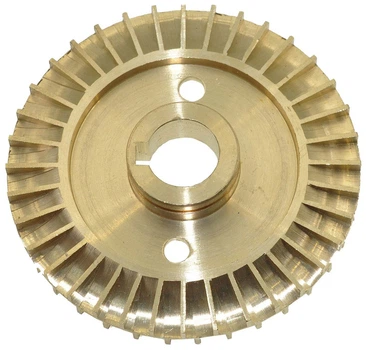Крыльчатка насоса латунная d 12*60 шпонка, арт.nkr002
