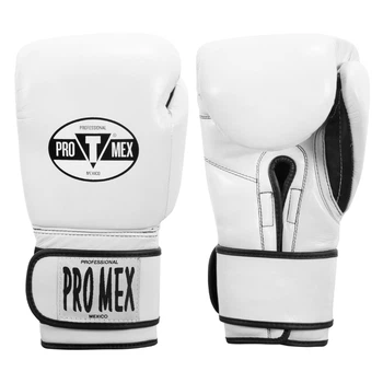 Боксерские перчатки Pro Mex Professional Training Gloves 3.0 White (PMTGE3-WH-16oz)