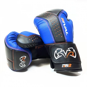 Боксерские перчатки Rival RB10 Intelli-shock Bag Gloves Black/Blue (RB10-BK/BL-XL)