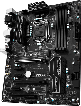 Материнська плата MSI Z270 PC MATE (Z270 PC MATE) (s1151, Intel Z270, ATX) Б/в,U2