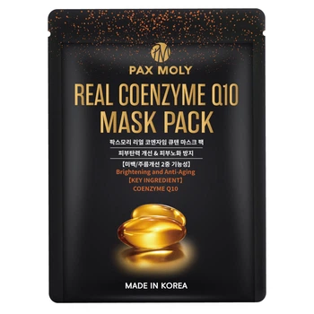 Маска тканевая Pax Moly Real Coenzyme Q10 с коэнзимом Q10