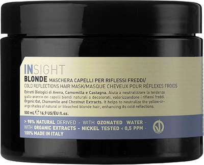 Маска для волос Insight Blonde Cold Reflections Mask 500 мл (8029352356858)
