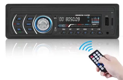 Автомагнитола 1801 с 2-я выходами, USB, SD, FM, AUX