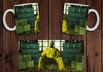Кружка CupKit "Во все тяжкие / Breaking bad" №4 330мл белая