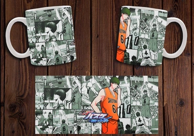 Кружка CupKit "Баскетбол Куроко / Kuroko no Basket" №6 330мл белая