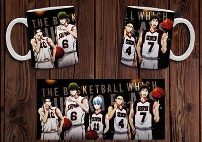 Кружка CupKit "Баскетбол Куроко / Kuroko no Basket" №8 330мл белая