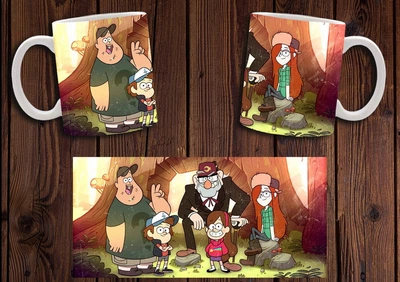 Кружка CupKit "Гравити Фолз / Gravity Falls" №17 330мл белая