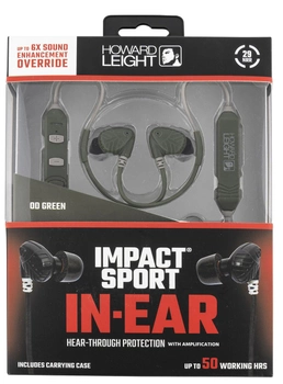 Активні наушники Howard Impact Sport In-Ear Hear Through Technology під Каску, Шолом!