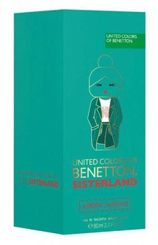 Woda toaletowa damska United Colors of Benetton Sisterland Green Jasmine Eau De Toilette Spray 80 ml (8433982018718)