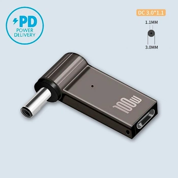 Переходник Type-C на DC (3.0 х 1.1), переходник для зарядки ноутбука type-c to dc (100169)