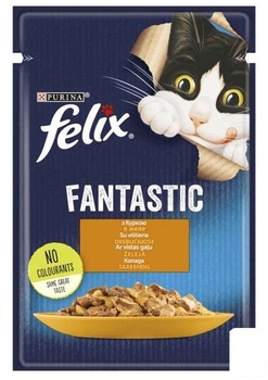 Влажный корм Felix для кошек (с курицей в желе) ТМ "Purina One" 85 г (90840)