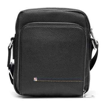 Мужская кожаная сумка премиум качества JZ SB-JZK16207-black